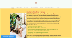 Desktop Screenshot of easternhealinghands.com